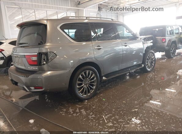 JN8AY2DB6P9835082 2023 NISSAN ARMADA Gray Trasero derecho