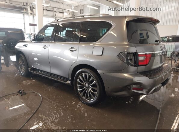JN8AY2DB6P9835082 2023 NISSAN ARMADA Gray Trasero izquierdo