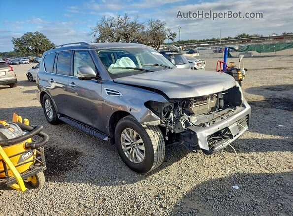 JN8AY2ND2L9106488 2020 NISSAN ARMADA Gray Передня права чверть