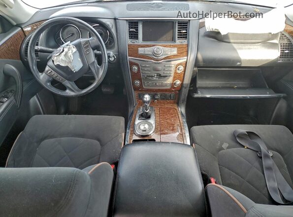 JN8AY2ND2L9106488 2020 NISSAN ARMADA Gray Вид панелі приладів