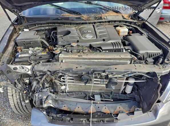 JN8AY2ND2L9106488 2020 NISSAN ARMADA Gray Вид підкапотного простору