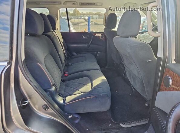 JN8AY2ND2L9106488 2020 NISSAN ARMADA Gray Вид задньої частини салону