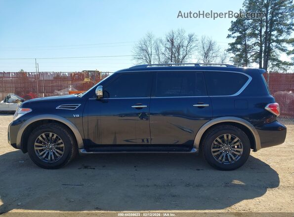 JN8AY2NE4J9735014 2018 NISSAN ARMADA Blue Սալոնի 360 աստիճան տեսք