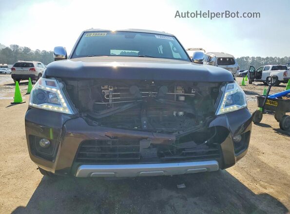 JN8AY2NF2H9301290 2017 NISSAN ARMADA Бордовый Вид спереди