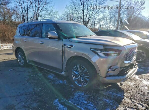 JN8AZ2AC3P9490300 2023 INFINITI QX80 Beige Передня права чверть