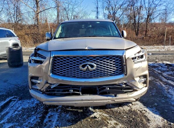 JN8AZ2AC3P9490300 2023 INFINITI QX80 Beige Вид спереду
