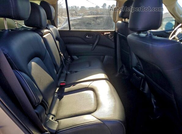 JN8AZ2AC3P9490300 2023 INFINITI QX80 Beige Вид задньої частини салону