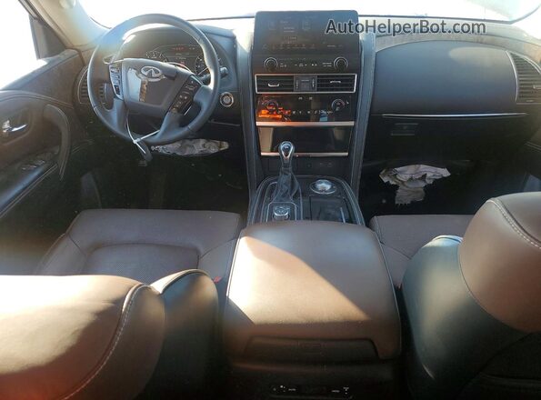JN8AZ2AC4P9490791 2023 INFINITI QX80 Gray Առջևի վահանակի տեսք