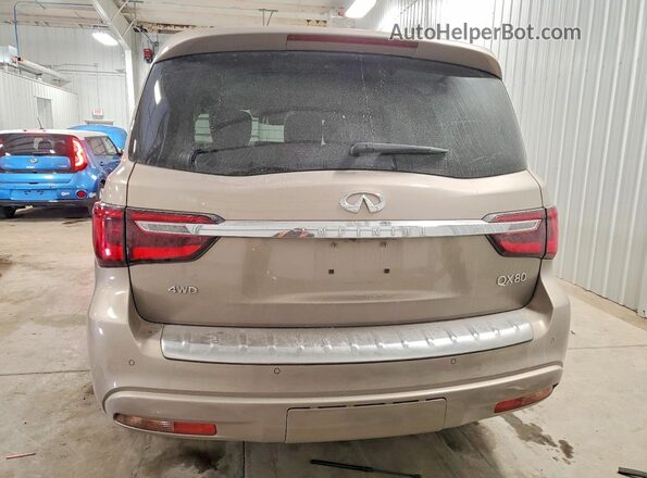 JN8AZ2AC9N9485311 2022 INFINITI QX80 Gold Vista trasera