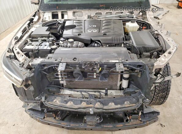 JN8AZ2AC9N9485311 2022 INFINITI QX80 Gold Vista del compartimento del motor