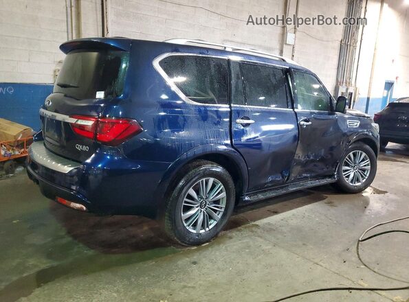 JN8AZ2ADXP9875152 2023 INFINITI QX80 Blue Задня права чверть
