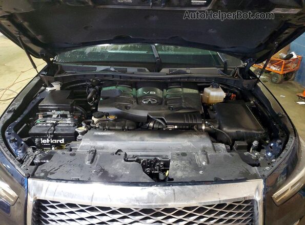 JN8AZ2ADXP9875152 2023 INFINITI QX80 Blue Вид підкапотного простору