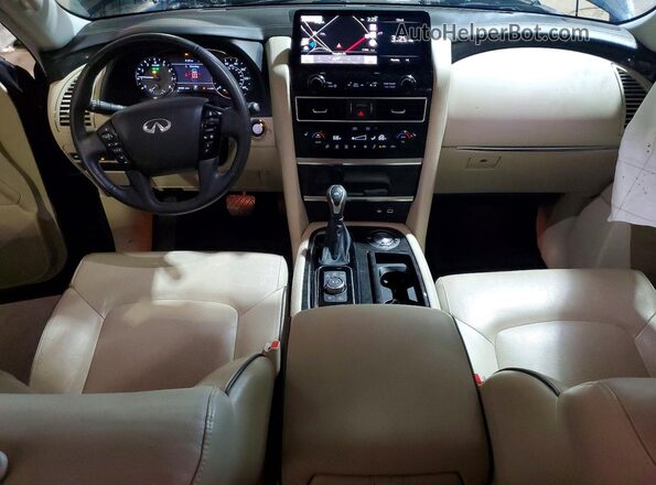 JN8AZ2ADXP9875152 2023 INFINITI QX80 Blue Вид панелі приладів