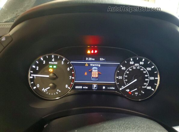 JN8AZ2ADXP9875152 2023 INFINITI QX80 Blue Вид щитка приладів