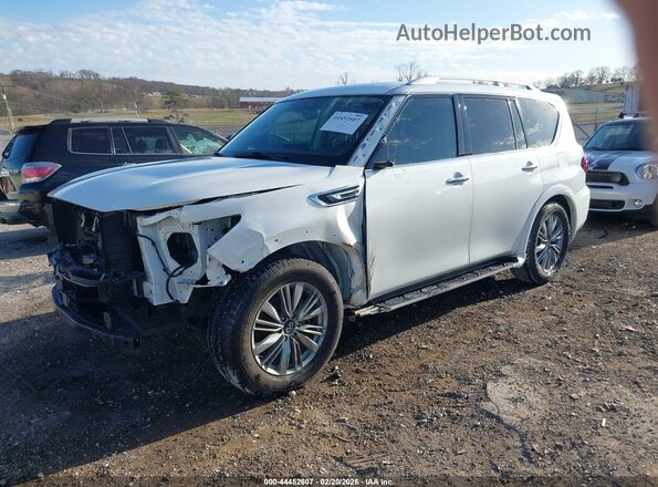 JN8AZ2AE3P9302036 2023 INFINITI QX80 Белый Передняя левая четверть
