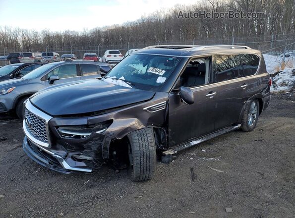 JN8AZ2AF1R9765305 2024 INFINITI QX80 Black Trasero izquierdo