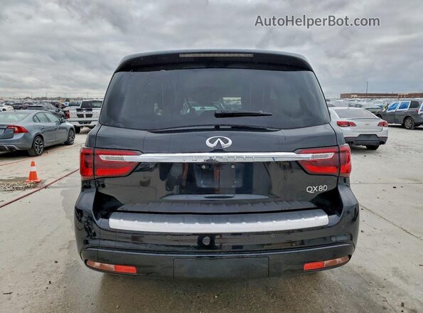 JN8AZ2AF2M9719152 2021 INFINITI QX80 Black Rear view