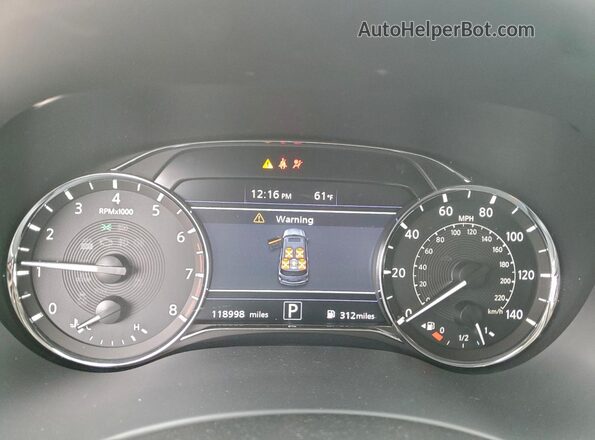 JN8AZ2AF2M9719152 2021 INFINITI QX80 Black Instrument cluster view