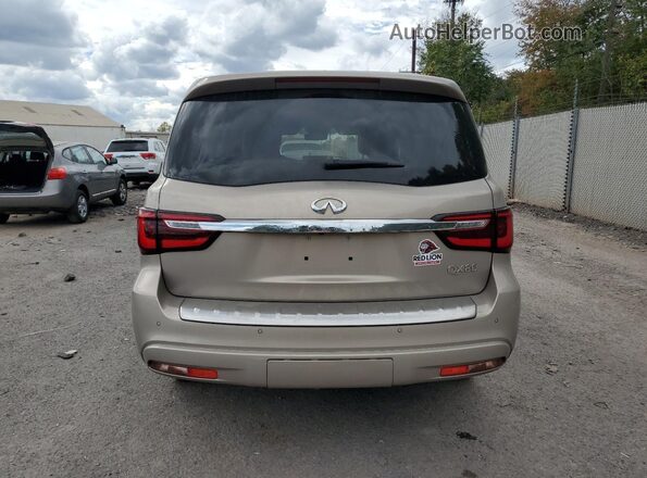 JN8AZ2AF6P9756743 2023 INFINITI QX80 Beige Widok z tyłu