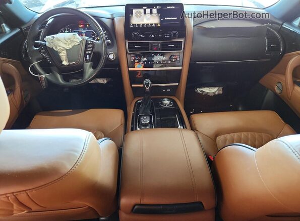 JN8AZ2BC5P9491639 2023 INFINITI QX80 White Вид панелі приладів