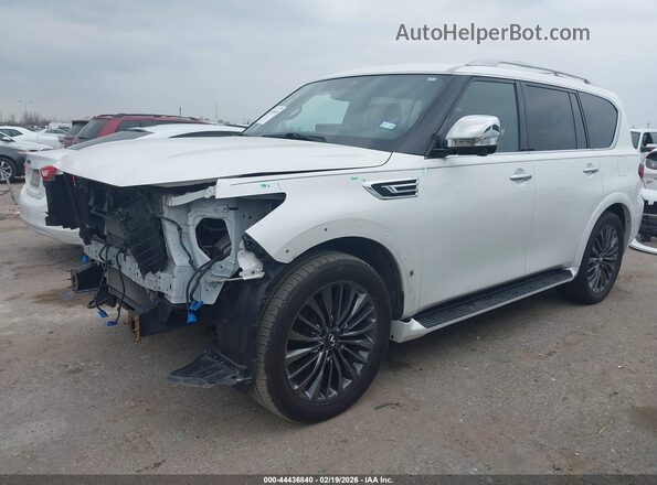 JN8AZ2BF5N9740268 2022 INFINITI QX80 Белый Передняя левая четверть