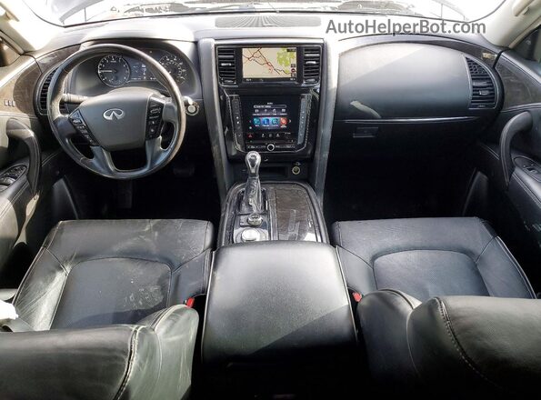 JN8AZ2NE2L9253156 2020 INFINITI QX80 Black წინა პანელის ხედი