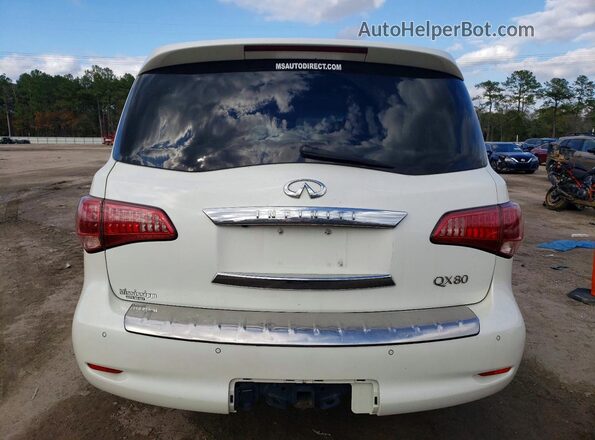 JN8AZ2NEXH9156388 2017 INFINITI QX80 Белый Вид сзади