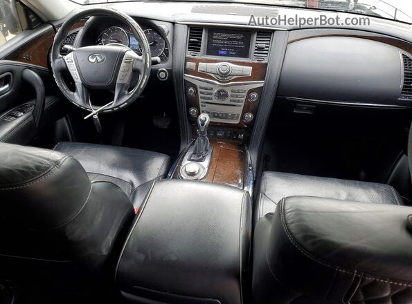 JN8AZ2NEXK9229976 2019 INFINITI QX80 Серый Вид панели приборов