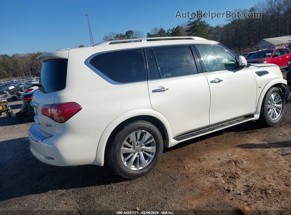 JN8AZ2NF0H9643656 2017 INFINITI QX80 White 