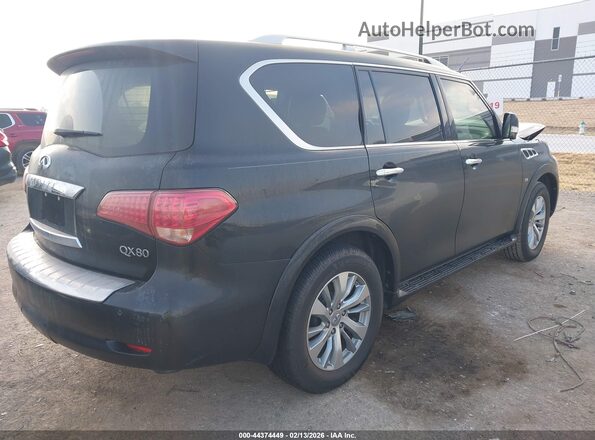 JN8AZ2NF6G9611101 2016 INFINITI QX80 Black Tył prawy