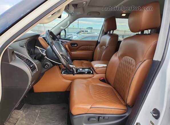 JN8AZ2NF6L9701875 2020 INFINITI QX80 White წინა სალონის ხედი
