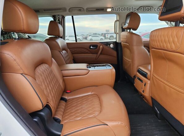 JN8AZ2NF6L9701875 2020 INFINITI QX80 White უკანა სალონის ხედი