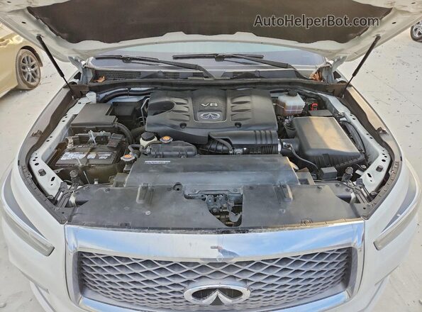 JN8AZ2NF6L9701875 2020 INFINITI QX80 White ძრავის განყოფილების ხედი