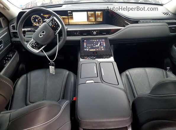 JN8AZ3DB7S9401023 2025 INFINITI QX80 Silver Vista del salpicadero