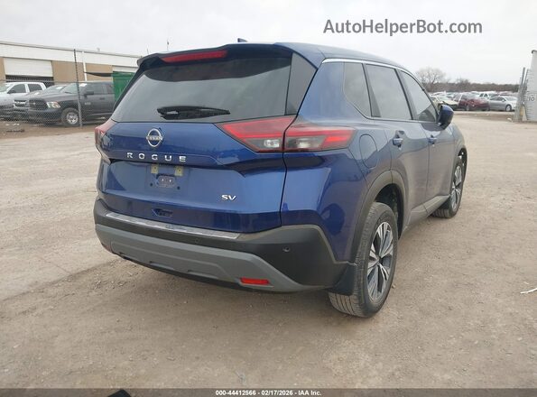 JN8BT3BA0PW429349 2023 NISSAN ROGUE Blue Tył prawy