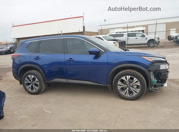 JN8BT3BA0PW429349 2023 NISSAN ROGUE Blue Widok wnętrza 360 stopni