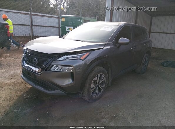 JN8BT3BA1PW427822 2023 NISSAN ROGUE Gray წინა მარცხენა ხედი სამი მეოთხედიდან