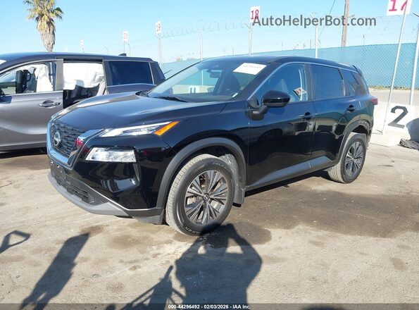 JN8BT3BA7PW437089 2023 NISSAN ROGUE Черный Передняя левая четверть