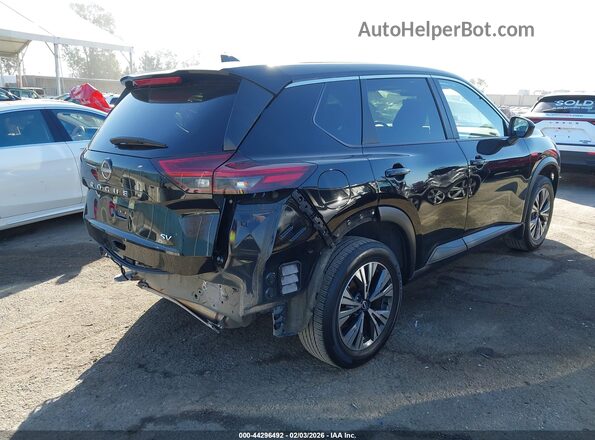 JN8BT3BA7PW437089 2023 NISSAN ROGUE Черный Задняя правая четверть