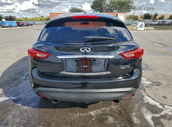 JN8CS1MU2GM670246 2016 INFINITI QX70 Black Widok z tyłu