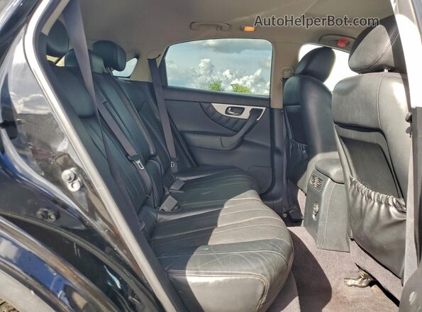 JN8CS1MU2GM670246 2016 INFINITI QX70 Black Widok wnętrza z tyłu