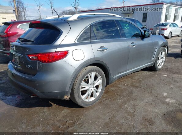 JN8CS1MU3GM130033 2016 INFINITI QX70 Серый Задняя правая четверть