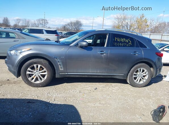 JN8CS1MW1HM414554 2017 INFINITI QX70 Gray Widok wnętrza 360 stopni