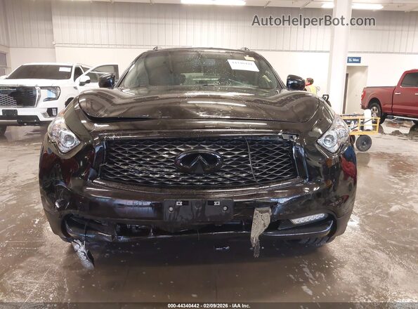 JN8CS1MW9HM416598 2017 INFINITI QX70 Black Vista del cuadro de instrumentos
