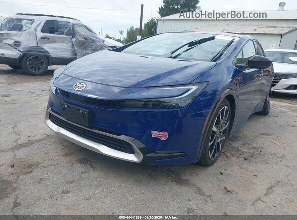 JTDACACU2R3033092 2024 TOYOTA PRIUS PRIME Синий Передняя левая четверть