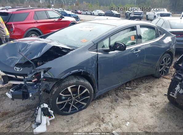JTDACACU4S3052619 2025 TOYOTA PRIUS Dark Blue წინა მარცხენა ხედი სამი მეოთხედიდან