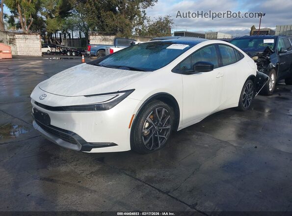 JTDACACU5S3041726 2025 TOYOTA PRIUS PLUG-IN HYBRID White Передня ліва чверть