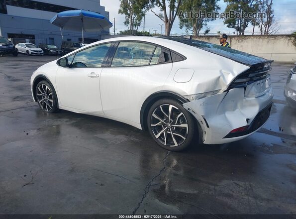 JTDACACU5S3041726 2025 TOYOTA PRIUS PLUG-IN HYBRID White Задня ліва чверть