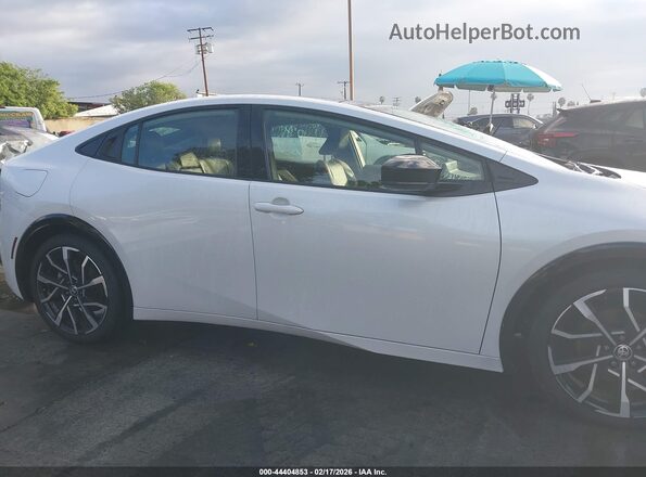 JTDACACU5S3041726 2025 TOYOTA PRIUS PLUG-IN HYBRID White Вид задньої частини салону