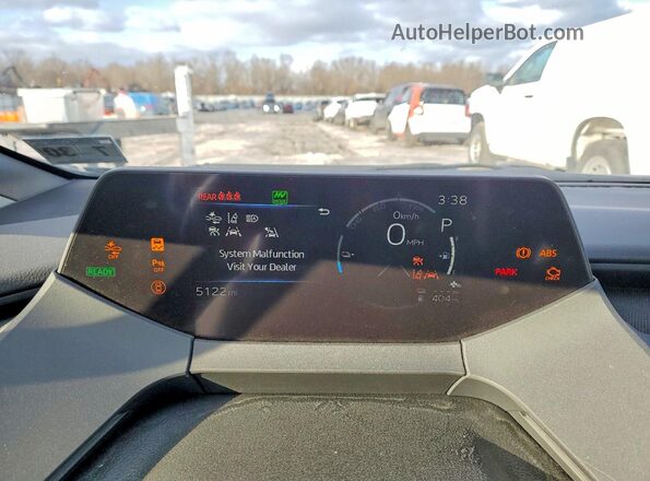 JTDACACU5S3048773 2025 TOYOTA PRIUS Gray Vista del cuadro de instrumentos